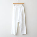 ⼼の花苑 Relaxed-fit trousers #white [TLF-226-PT007-ec]