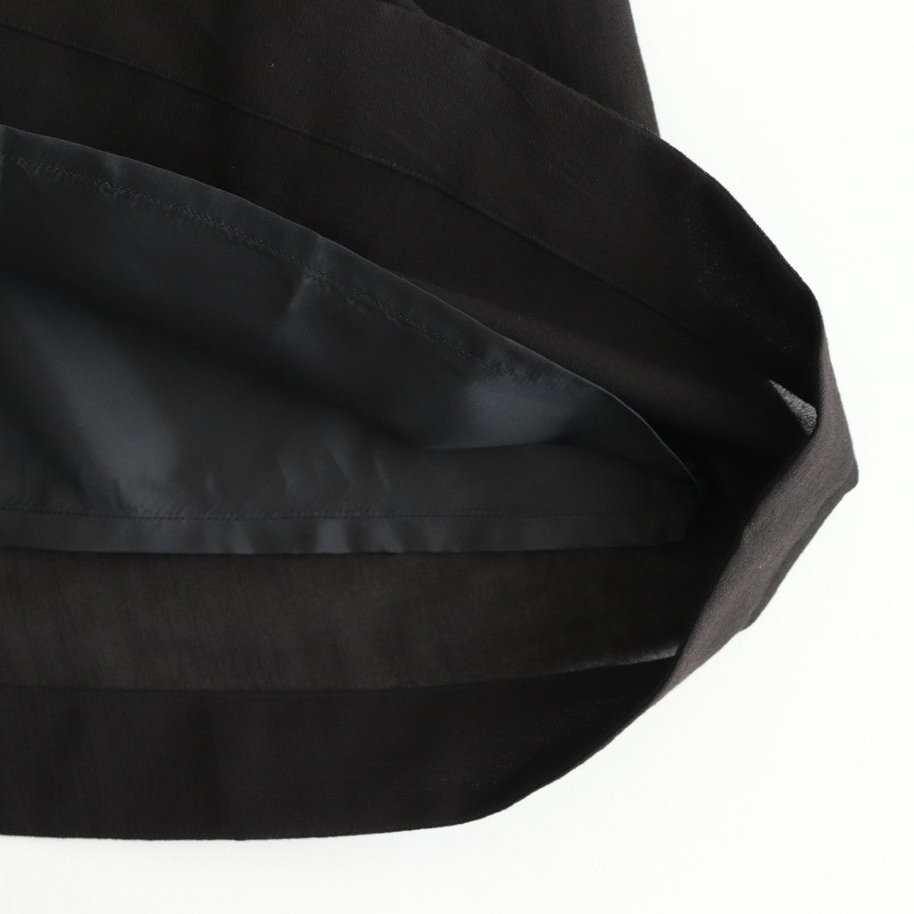 半透明の沈黙 Circular skirt #Black [TLF-225-sk005-cdv]