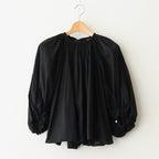 GARMENT DYE LAWN GATHER SMOCK #Black [no.7520]