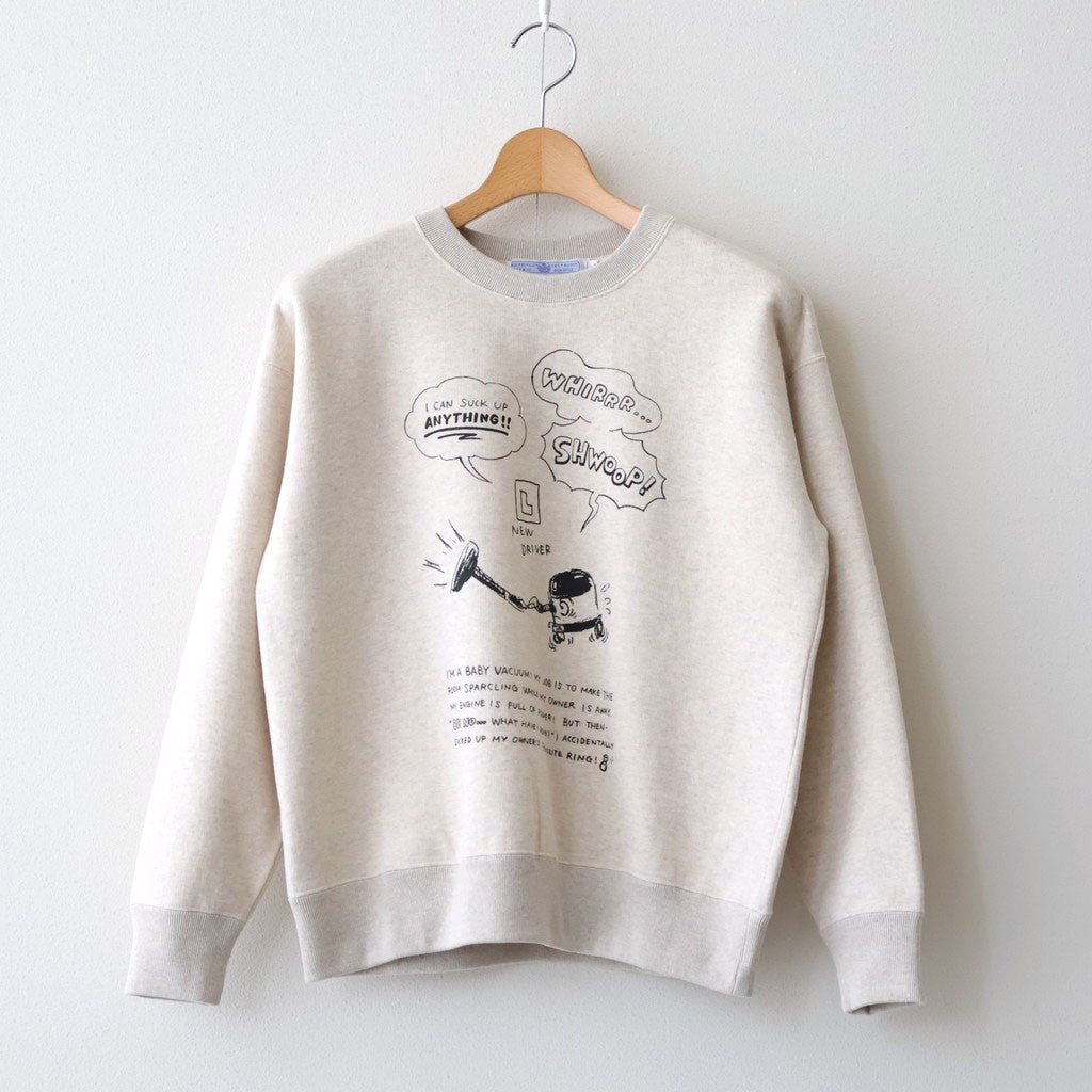 VACUUM BOY SWEAT SHIRT #Oatmeal [no.7971]