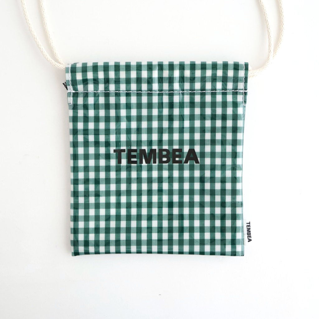 巾着POCHETTE #GINGHAM GREEN [TMB-2586H]