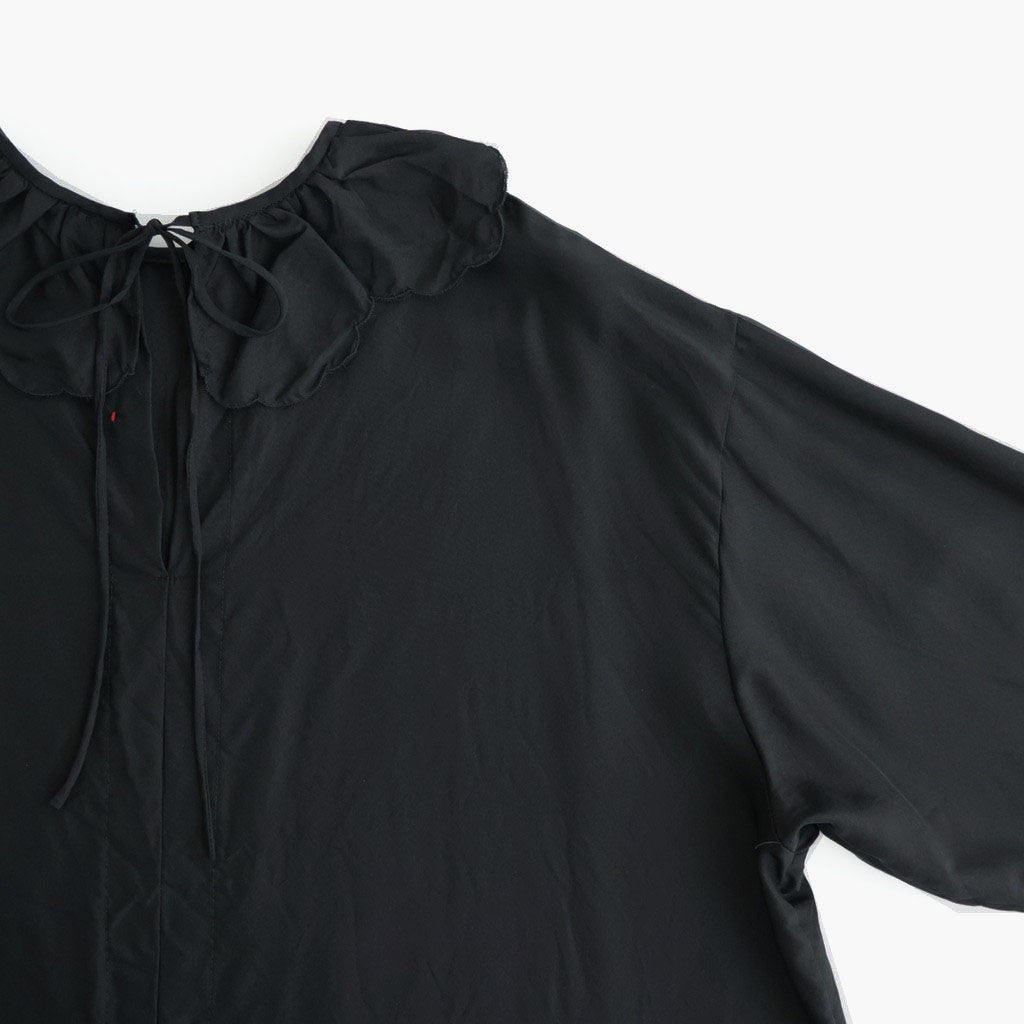 Volant blouse #black [32-0014A]