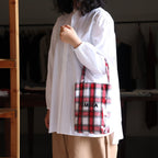 BAGUETTE TOTE MINI #CHECK DRESS STEWART [TMB-2381H]