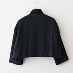 C/W FRILL DECORATION JACKET #Black [no.7696]