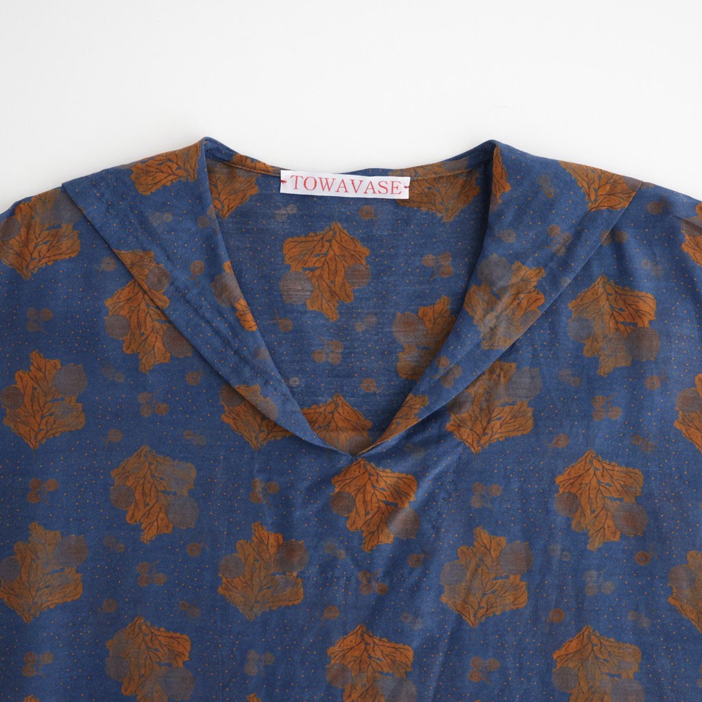 Renelle blouse #blue [32-0018A]