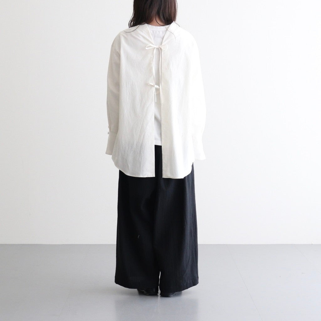思惟と影 Wide-leg trousers #black [TLF-226-PT003-mc]