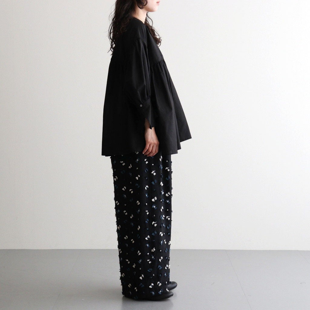 wide pants #ototsubu BK [KJ507SS55]