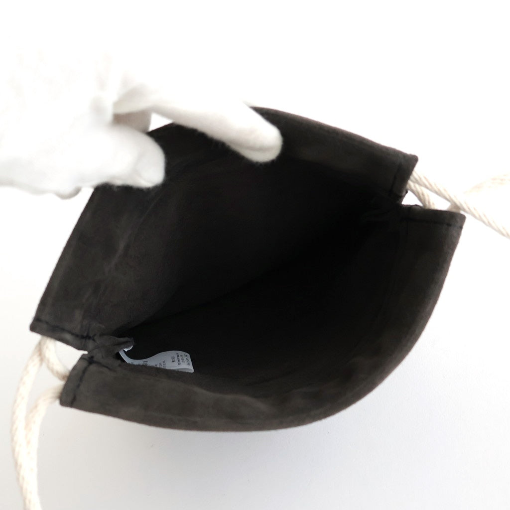 巾着POCHETTE MEDIUM #DK-BROWN [TMB-2539A]