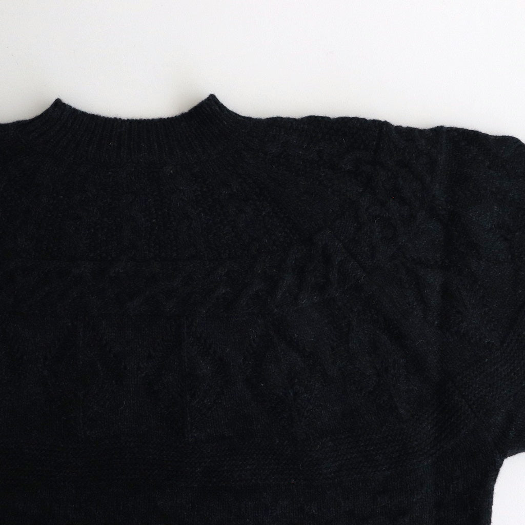 Sankayo ​​cable knit P/O #Navy [242805]