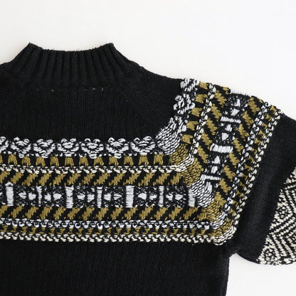 family traditions knit tops #Black [251804]