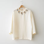 Volant blouse #ivory [32-0014A]