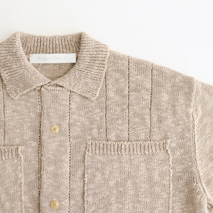 gardener knit polo #Beige [251808]