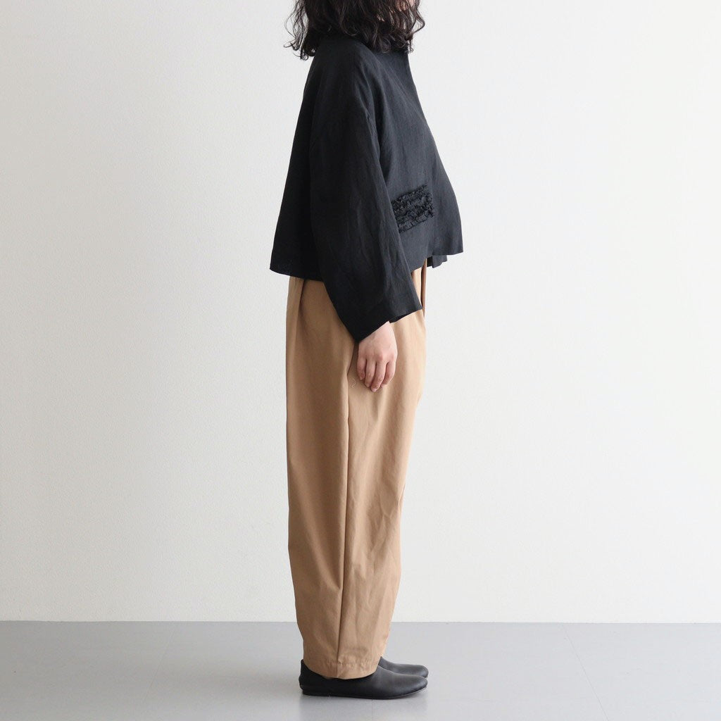 FRILL DECORATION JACKET #Black [no.7315]