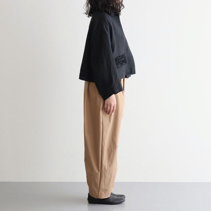 FRILL DECORATION JACKET #Black [no.7315]