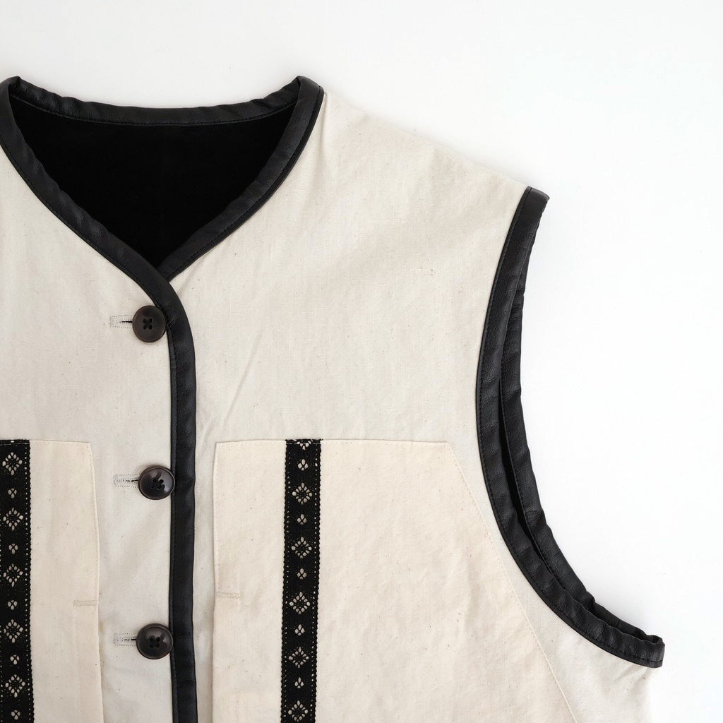 Reversible uniform vest #Black [252701]