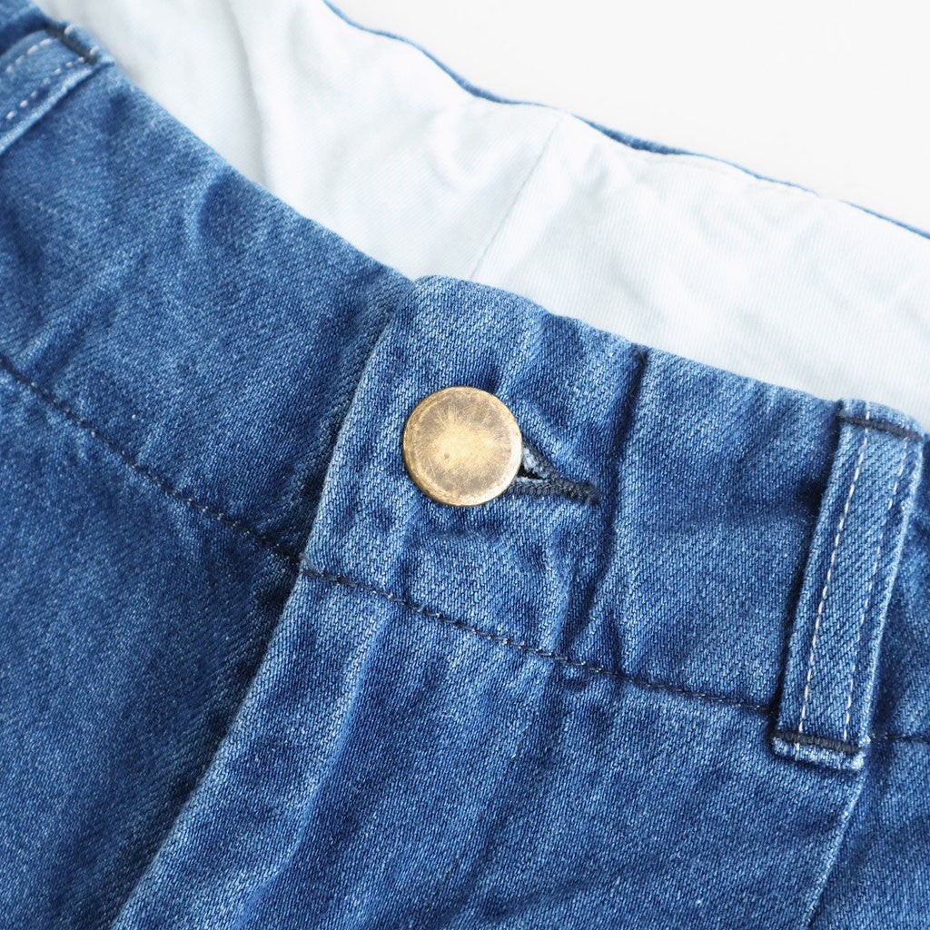 HW wide trousers #Indigo [261506]