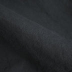 乾いた庭：ヘムレースオーバーシャツ #black [13261-05207]