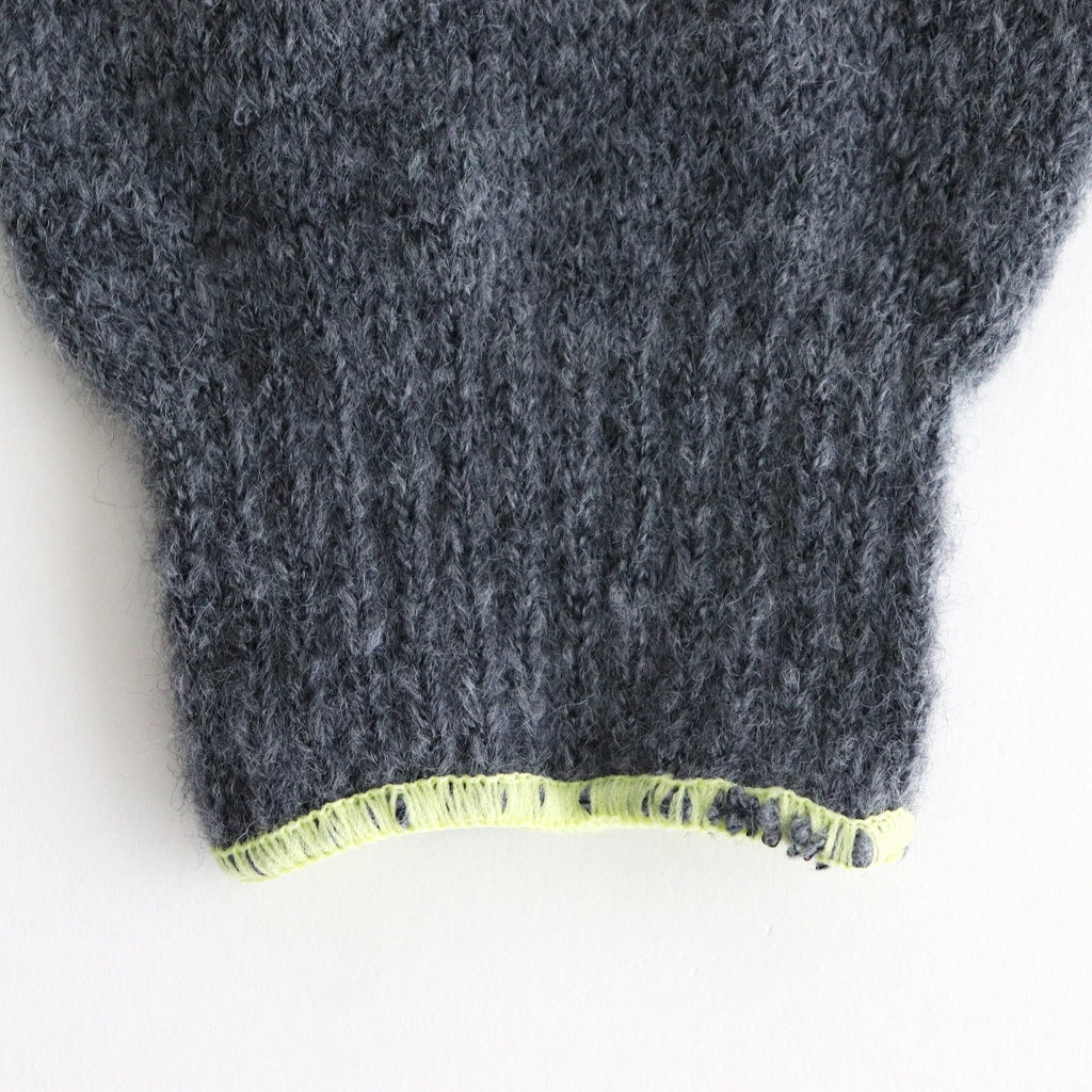 FINGERLESS GUNTE #MID-GREY/LEMON [TMB-GNT2]