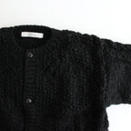 Knitted cardigan #black [TLF-125-kn003-hk]