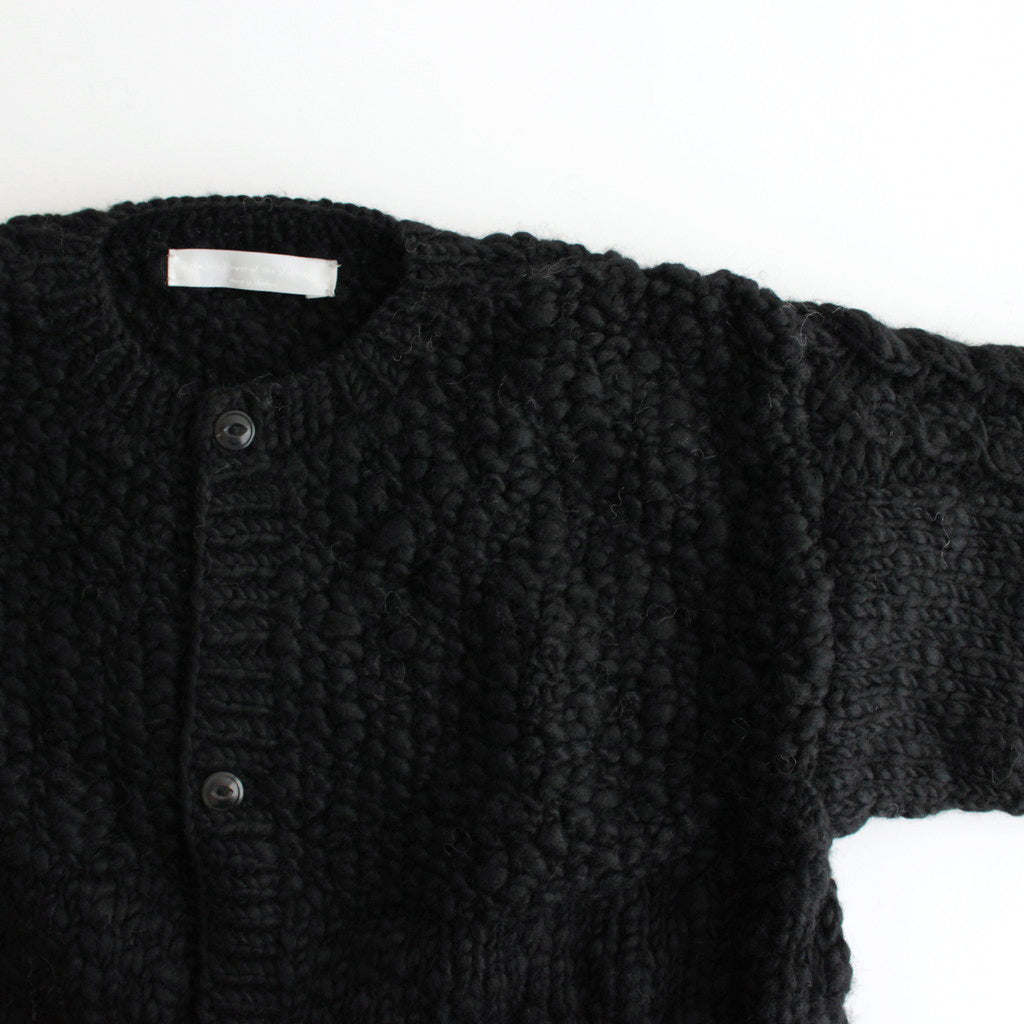 Knitted cardigan #black [TLF-125-kn003-hk]