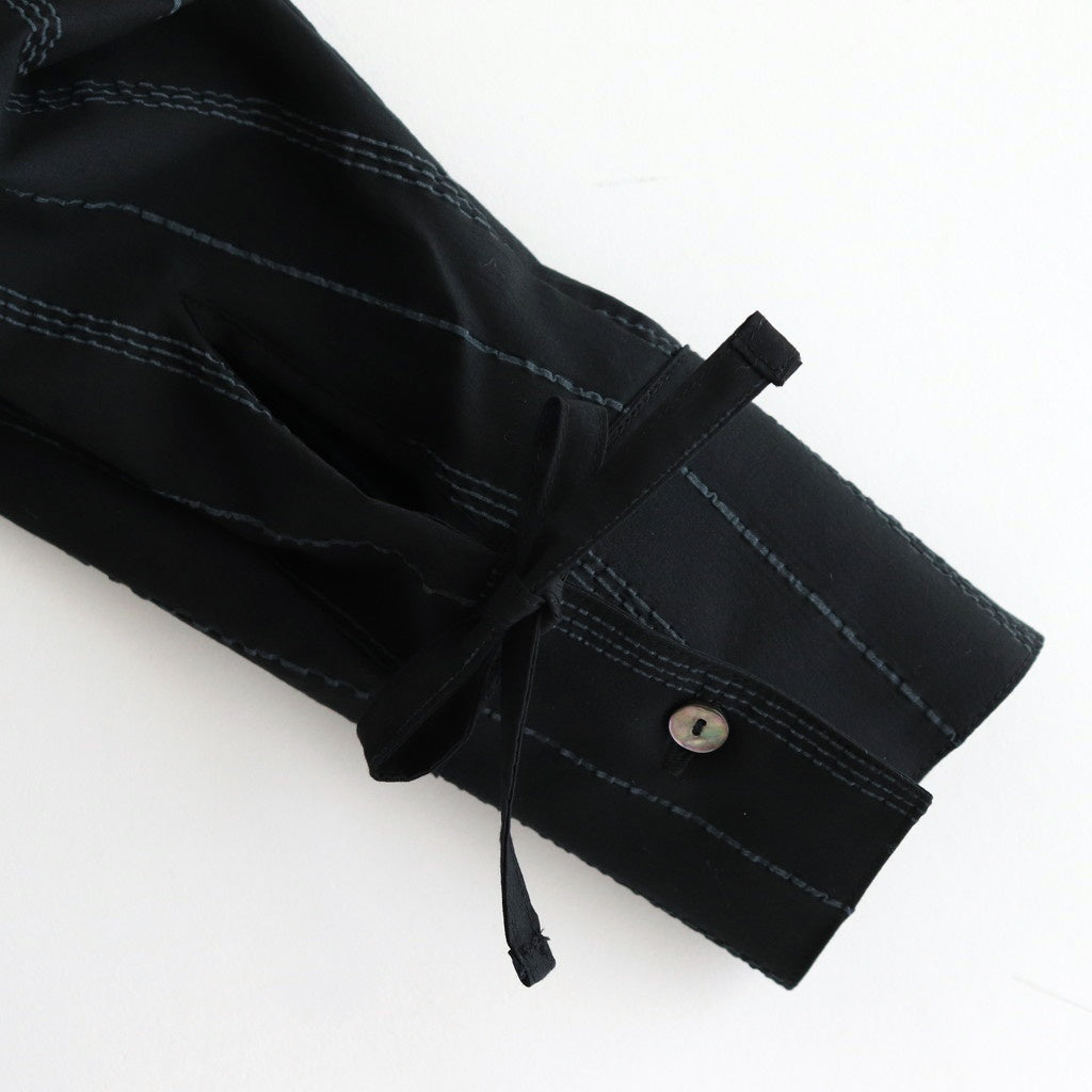 white waffle shirt #black [1556-001]