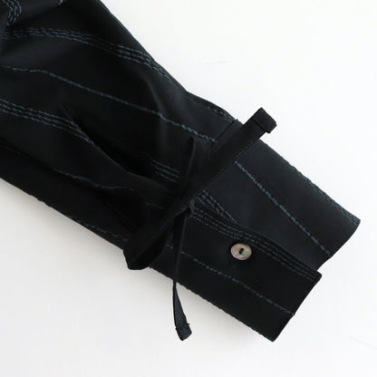 white waffle shirt #black [1556-001]