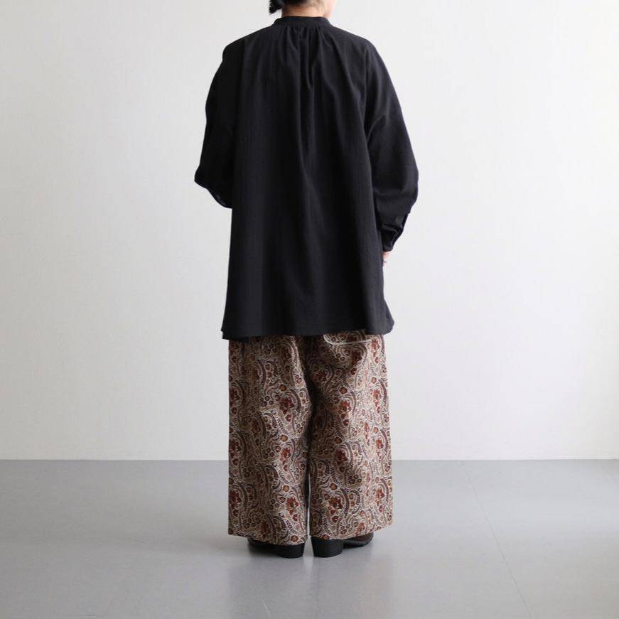 指間の光 Flared blouse #black [TLF-125-sh003-vcg]