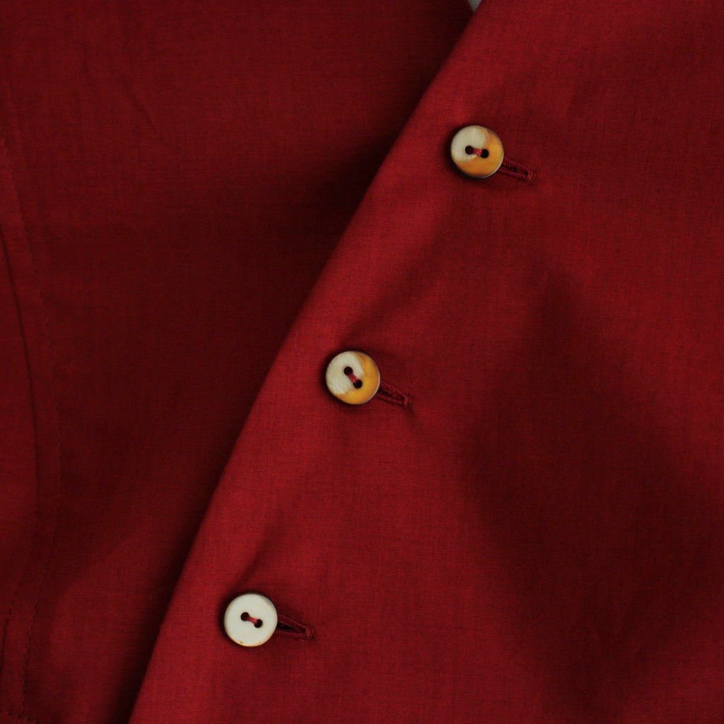 静寂の欠片 Funnel neck shirt dress #Agate red [TLF-125-op001-la]