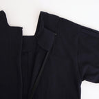 冬の肖像 Square Neck tucked dress #black [TLF-126-op006-cst]