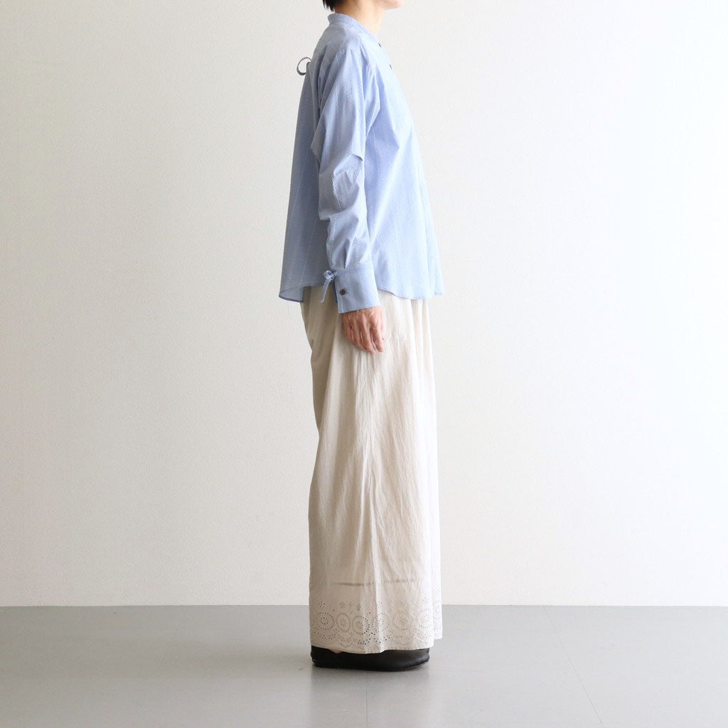white waffle shirt #blue [1556-001]