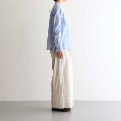 white waffle shirt #blue [1556-001]