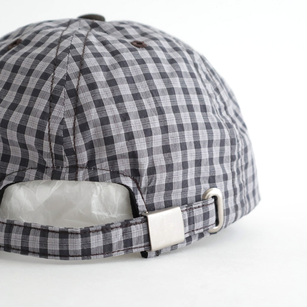 PLAID CAP #BROWN [TMBA-117H]
