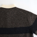 Blushed rugger knit #Dark brown [252803]