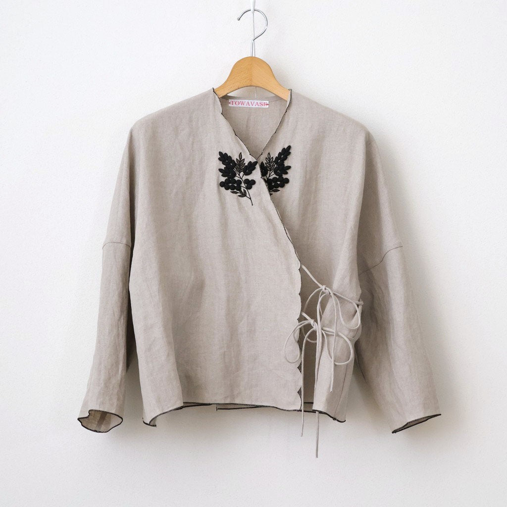 Bonvoyage Cachecoeur Blouse #beige [31-0017S]