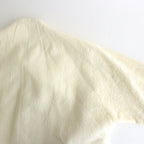 単純なる風景 Funnel collar cocoon jacket #ecru [TLF-125-jk001-wlc]