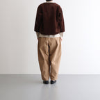 BROWN BEARS VELVET OVERLAP JACKET #Brown [no.7214]