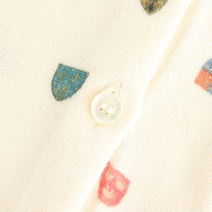 COAT OF ARMS CARDIGAN #White [no.7388]