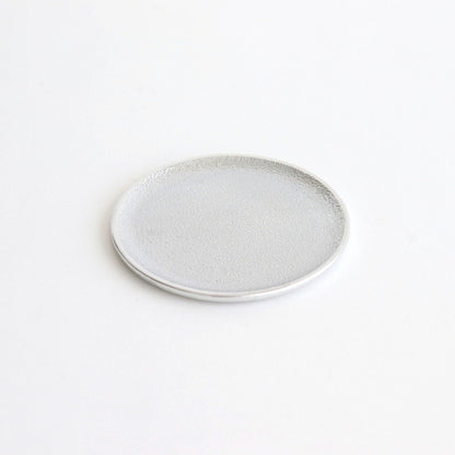 Round Tray Silver S #Aluminum [60003]