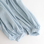 GARMENT DYE LAWN GATHER SMOCK #Sax [no.7520]