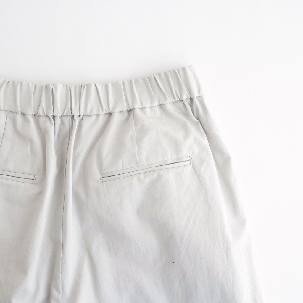 COTTON/LINEN DYED WEATHER 2TUCK TAPERED EASY PANTS #9200 LT.GREY [GNMDS2501CLW]