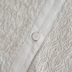 60s ORGANIC CAMBRIC WITH EMB BANDED COLLAR EMB SHIRT #9200 LT GREY [NMDS26221]