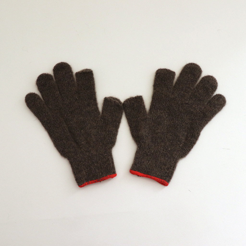 2FINGERLESS GUNTE #DK-BEIGE/VERMILLION [TMB-GNT6]