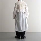 薄氷の汀 Tucked kraplap vest #ecru [TLF-125-ac001-tp]