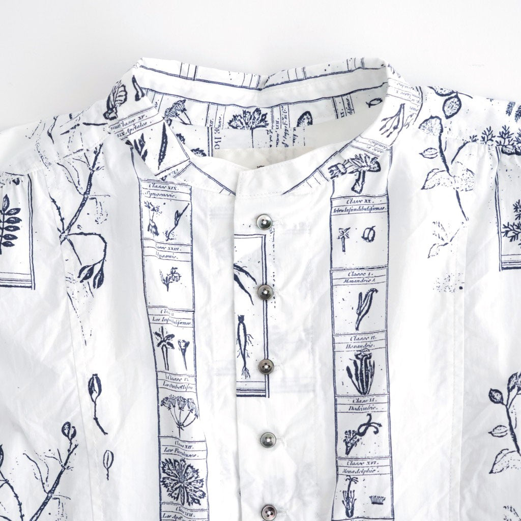 偶然の影：ブラウス #off white×blue [13261-09107]