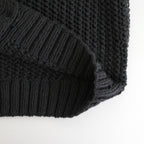 ネパール手編みKNIT クルーネックカーディガン #007 チャコール [PA260KN024]