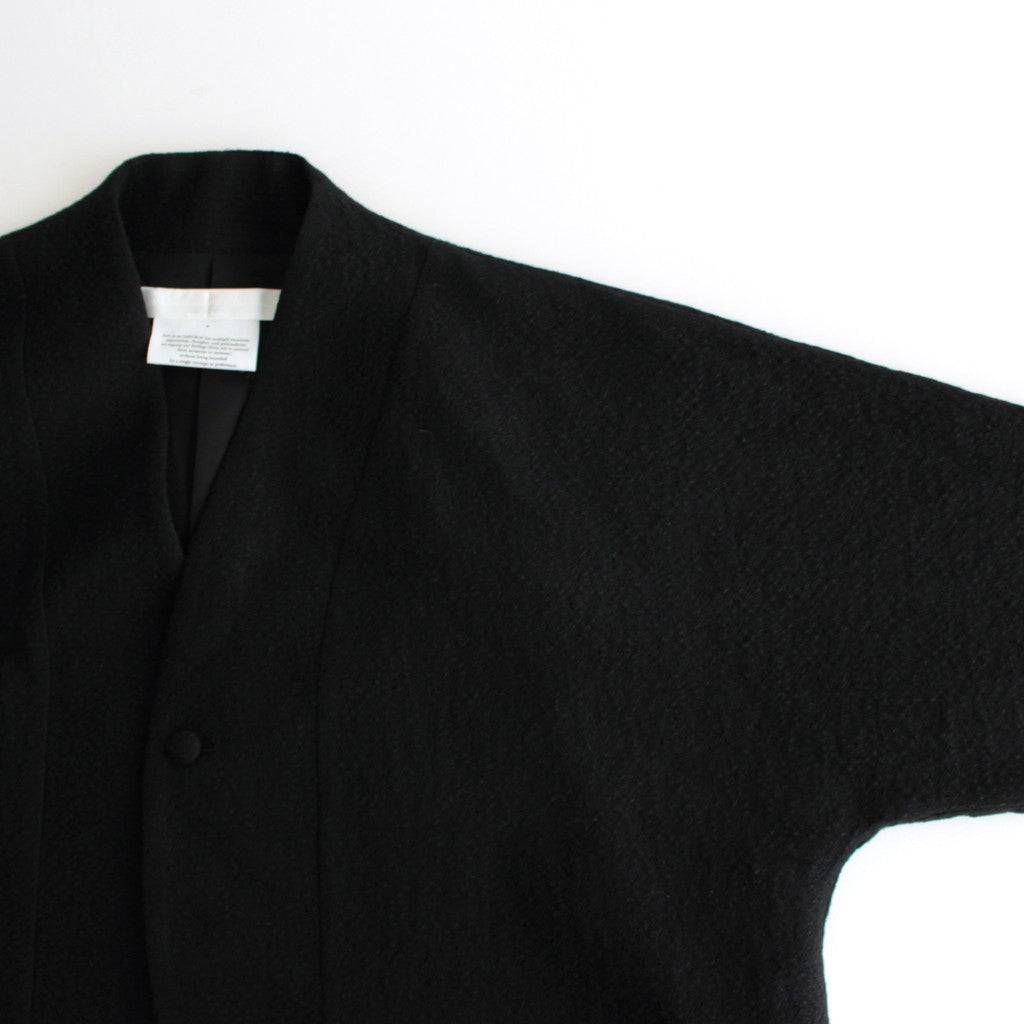 単純なる風景 Funnel collar cocoon jacket #black [TLF-125-jk001-wlc]