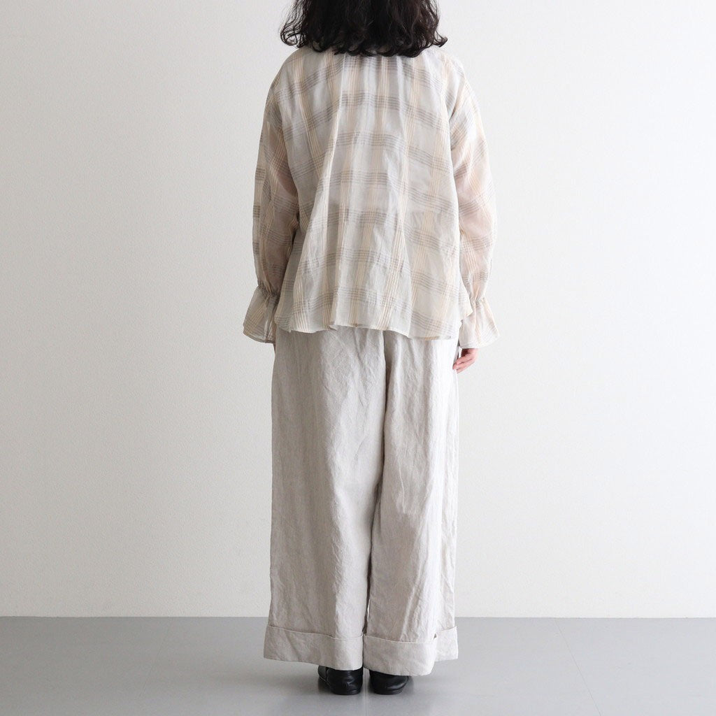 Faurie Linen Pants #Oatmeal [A232251PP731]