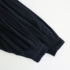 HANDWOVEN HEAVY COTTON PLAIN BACK OPENING STAND COLLAR SHIRT WITH MINI PINTUCK #9900 BLACK/BEIGE SELVAGE [INMDS25722]