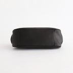 plain gama hand bag-round #black