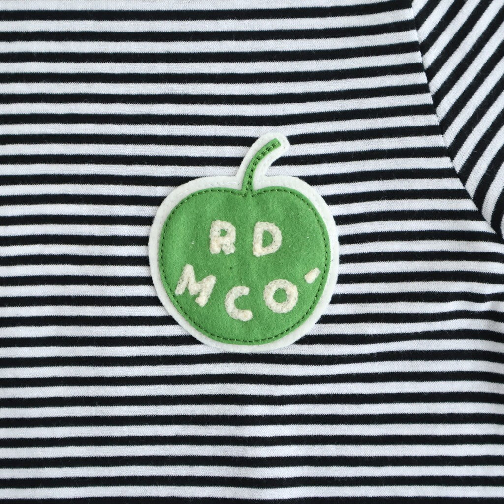 G.B. L/T SHIRT APPLE PATCH #Black Thin [no.8030]